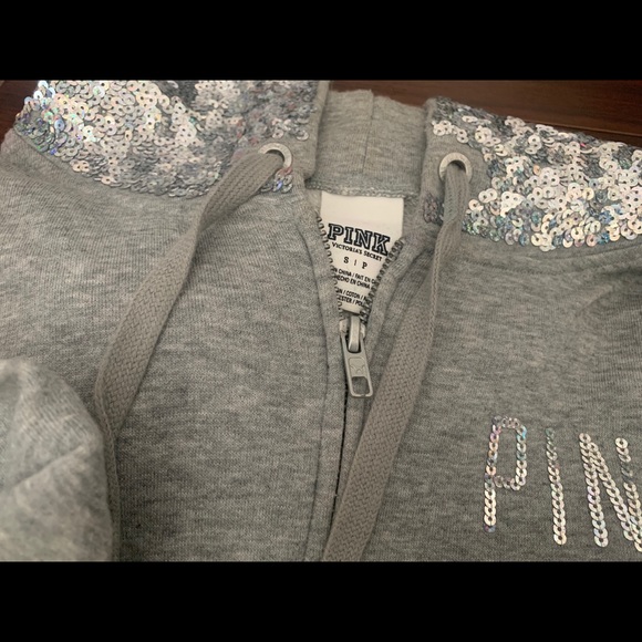VS PINK Limited Edition Bling Hoodie - Picture 6 of 7